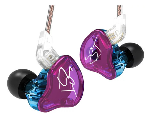 Fone In Ear Kz Zst Retorno Monitor Palco Esportes Sem Mic