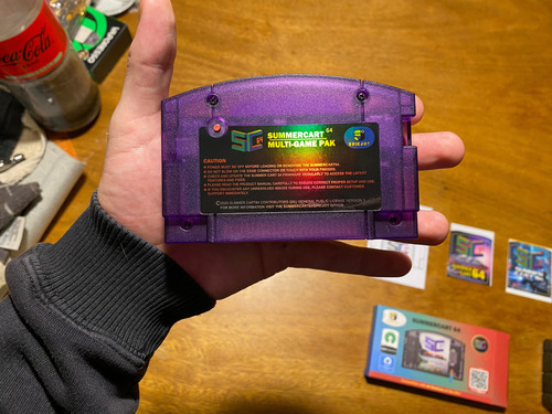 Everdrive 64 Summercart 64 Original P/ Nintendo 64 Autosave
