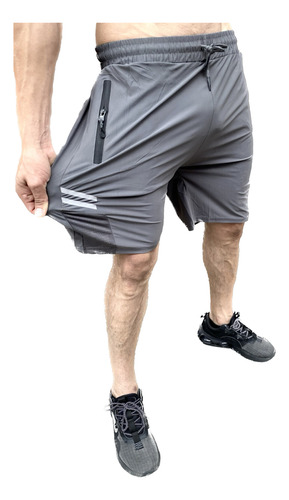 Compre Kit Com 3 Bermudas Dry Fit De Seda Fria | Premium