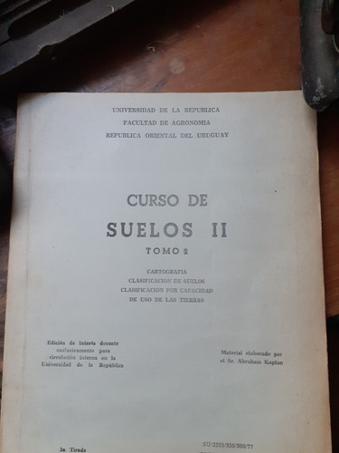 Curso De Suelos- Cartografía Y Clasificación Por Capacidad