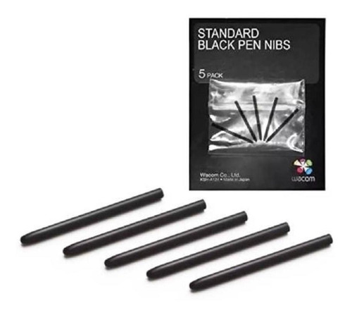 Imagen 2 de 6 de Puntas Repuesto Wacom Ack20001 Standard X5 Intuos Cintiq