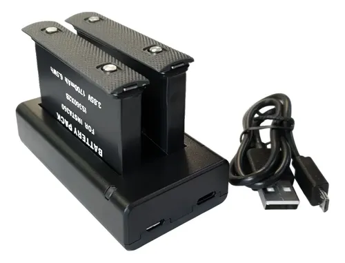 Joiry 3X Inst360 X2 batterie per Insta360 ONE X2 batteria e caricatore USB compatibile con Insta360 X2 fotocamera