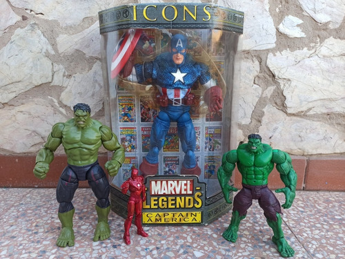 Capitan America Marvel Legends, Icons, Toy Biz