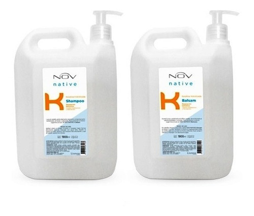 Shampoo + Balsam De Keratina Nov X 1900 Ml