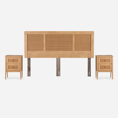 Cama Europea Rosen Autonomy Sky King + Muebles Charles