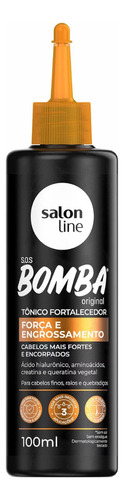 Tônico Fortalece Engrossa Nutre Sos Bomba Salon Line 100ml