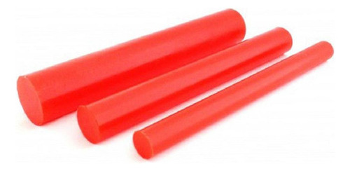 Tarugo De Poliuretano -pu 30 X 300mm - 90 Shore - Vermelho