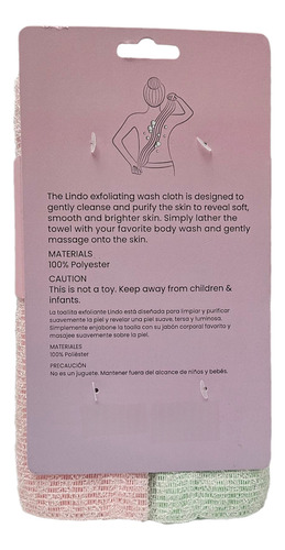 Toalla Exfoliante Para Limpieza Del Cuerpo Set 2
