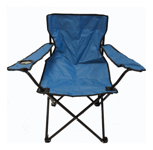 Resel Pack De 6 Sillas Plegables Tipo Camping Para Exterior Color Azul