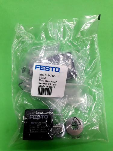 Bobina Solenóide Festo Msfg-24/42 Cod 4527 Com Plug C/5