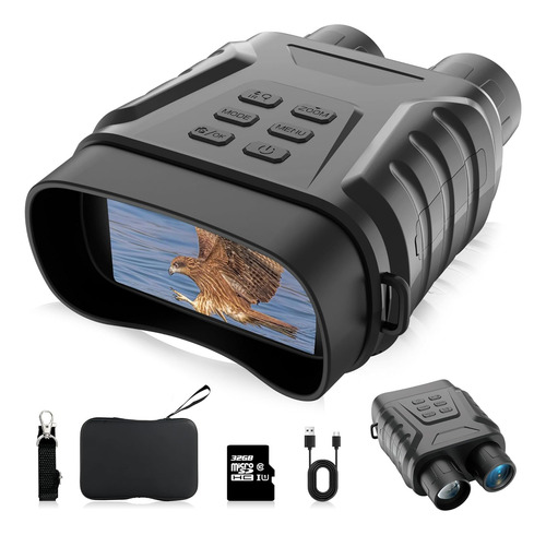 Gafas De Visión Nocturna 4k Con Zoom Digital 8x Y Luz Ir