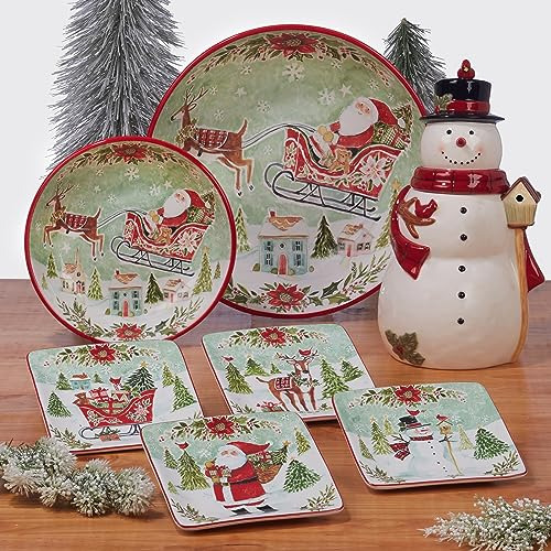 Tetera Navidad, 40 Onzas, Multicolor