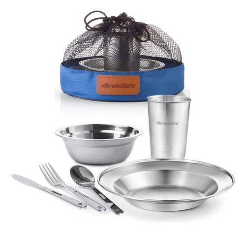Vajilla de acero inoxidable mercadolibre hotsell