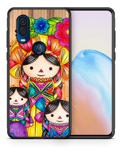 Funda Moto One Vision Muñeca Mexicana Otomí Lele Tpu