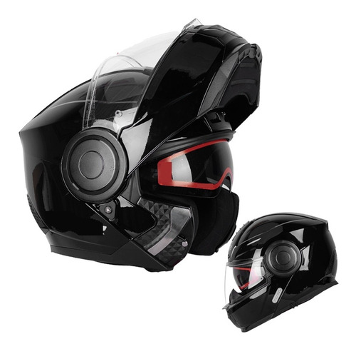 Casco De Motocicleta Modular Ff902 Cascos De Doble Lente