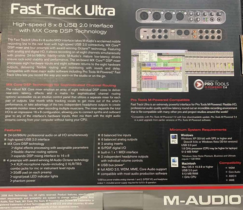 m audio fast track ultra driver for mac