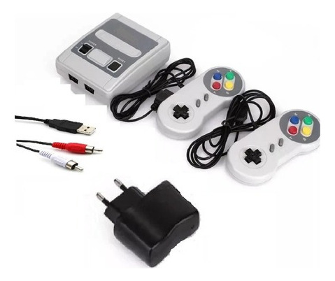 Console Video Game Classic Retrô Eony 620 Jogos Nintendo 2 Control