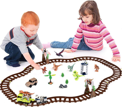 Fun Little Toys Juego De Construcción De Trenes Con Ju...