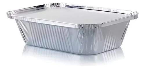 Bandeja Metálica Deschable Aluminio Termolaminada C20 C Tapa
