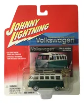 Comprar Johnny Lightning Volkswagen 1966 21 Window Samba Bus Verde