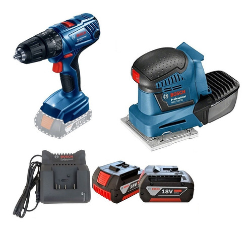 Combo Bosch Taladro Gsb 180 Y Lijadora Gss 18v-10