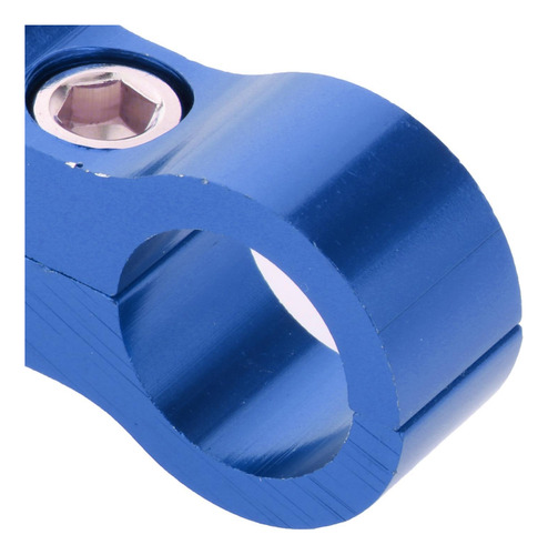 Abrazadera Separadora De Manguera De 2 Orificios An8 Azul