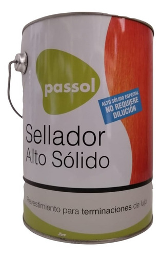 1 Galón Sellador Alto Solido Para Madera Passol 