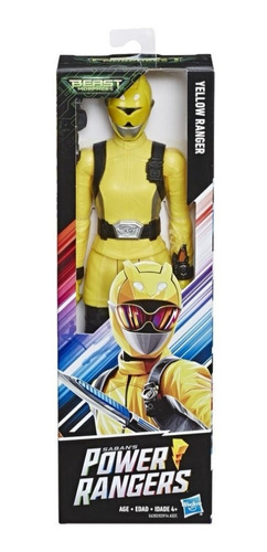 Figura Power Ranger 30 Cm Ranger Amarillo