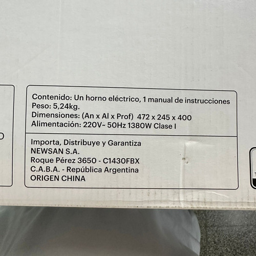 Horno De Mesa Eléctrico Vintage (16l-220v) - Atma - Hg2019vn