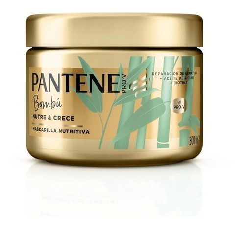 Mascarilla Pantene Pro-v Bambú Nutre & Crece 300 Ml