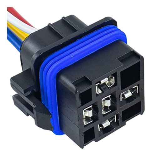 5x Relé Y Arnés Impermeables Cables De 12 Vcc 4 Pines