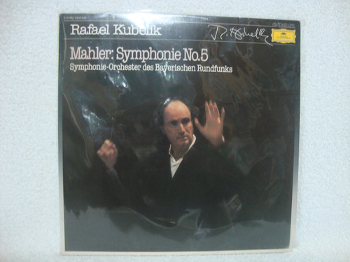 Lp Rafael Kubelik- Mahler: Symphonie Nº 5- Disco De Vinil