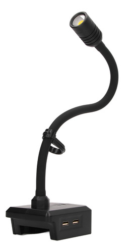 Led Gooseneck Work, Inalámbrico, Recargable, 2 Puertos Usb Y