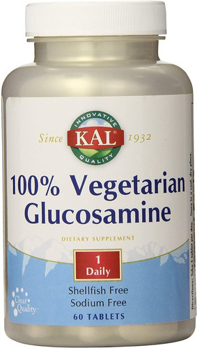 Kal Glucosamina 100% Vegetariana - Unidad a $5186