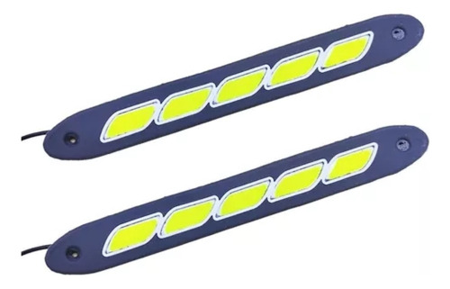 X2 Tira Led Cob Alto Brillo Neblineros Adhesivo Diseño 11856