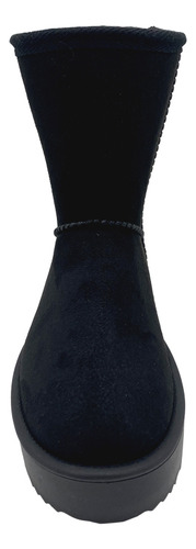 Bota De Agua Mujer Negro Zb043
