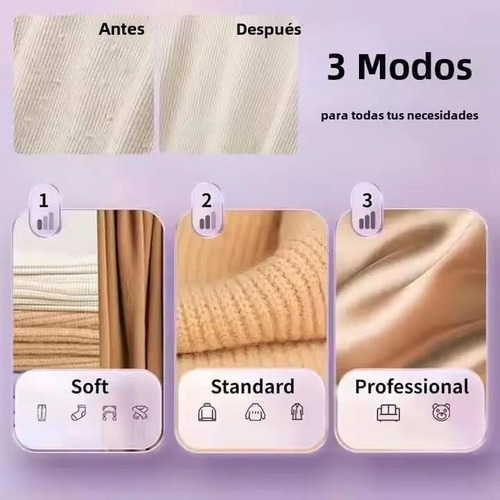 Removedor Y Quita Pelusa Recargable Violeta