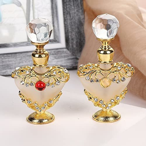 Rayberro Vintage Cristal Perfume Botella,2pack Forma Jsrx1