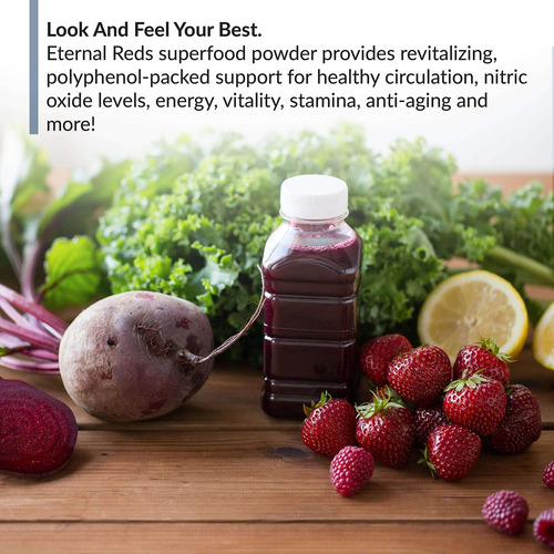 Suplemento Biotrust Eternal Reds Red Superfoods Powder 30s