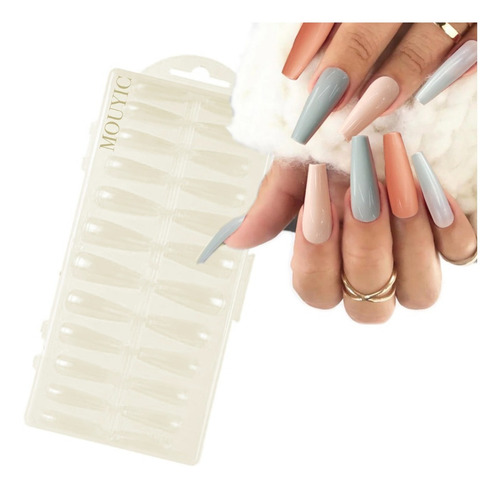 Uñas Postizas Tip Completo Press On Caja Con 240 Uñas