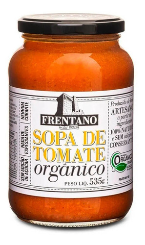 Sopa De Tomate Orgânica Frentano 535g