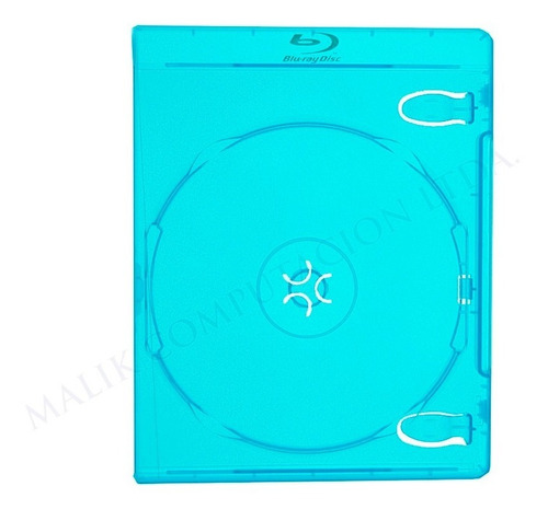 Caja Bluray Azul Single 12mm - Pack 10 Unidades