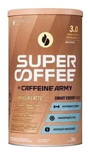 Super Coffee 380g - Caffeinearmy - Termogênico Pre Treino Sabor Vanilla Latte