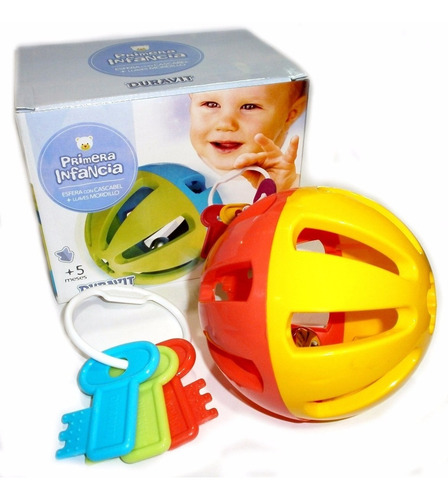 Set 2 En 1 Llaves Mordillo + Pelota Con Cascabel Duravit