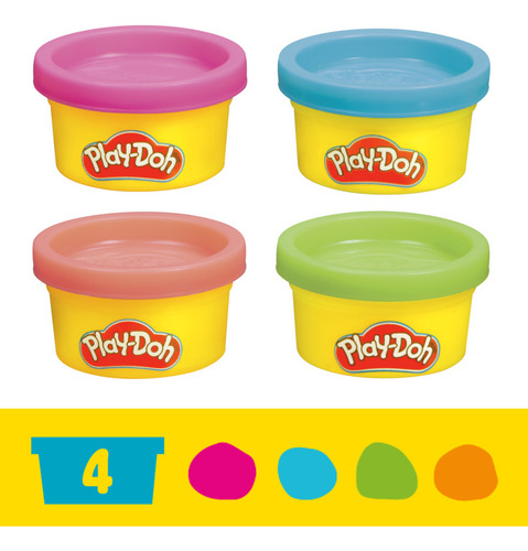 Play Doh KIt Massinha Animais Estilosos - Hasbro F8787