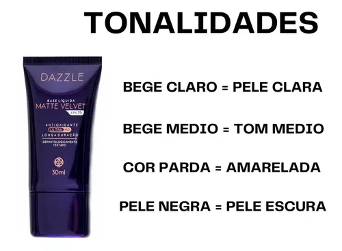 Base Matte Alta Cobertura Vitiligo Esconder Manchas A Melhor