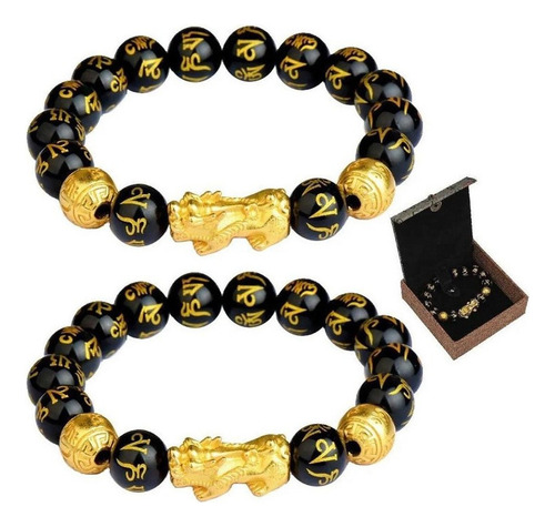 X Pulsera De Piel Con Diseño De Feng Shui, 2 Unidades, Z