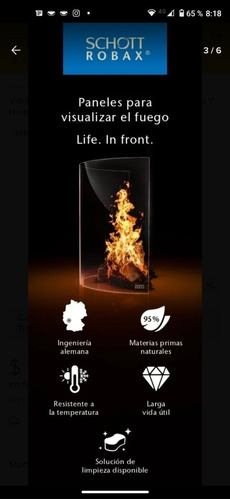 Imagen 6 de 6 de Vidrio Vitrocerámico Alta Temperatura Corte A Medida