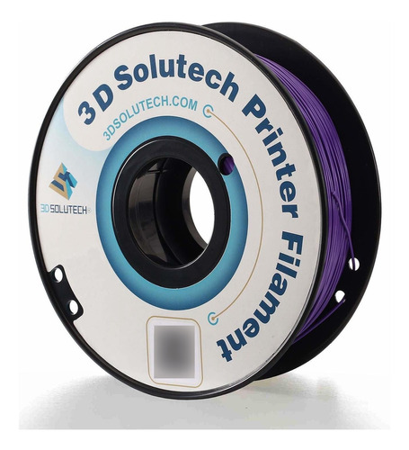 Filamento  Pla 3d Solutech Para Impresoras 3d, Color Mor Flm