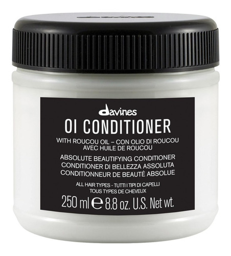 Acondicionador Hidratante Davines Oi Todo Cabello 250 Ml